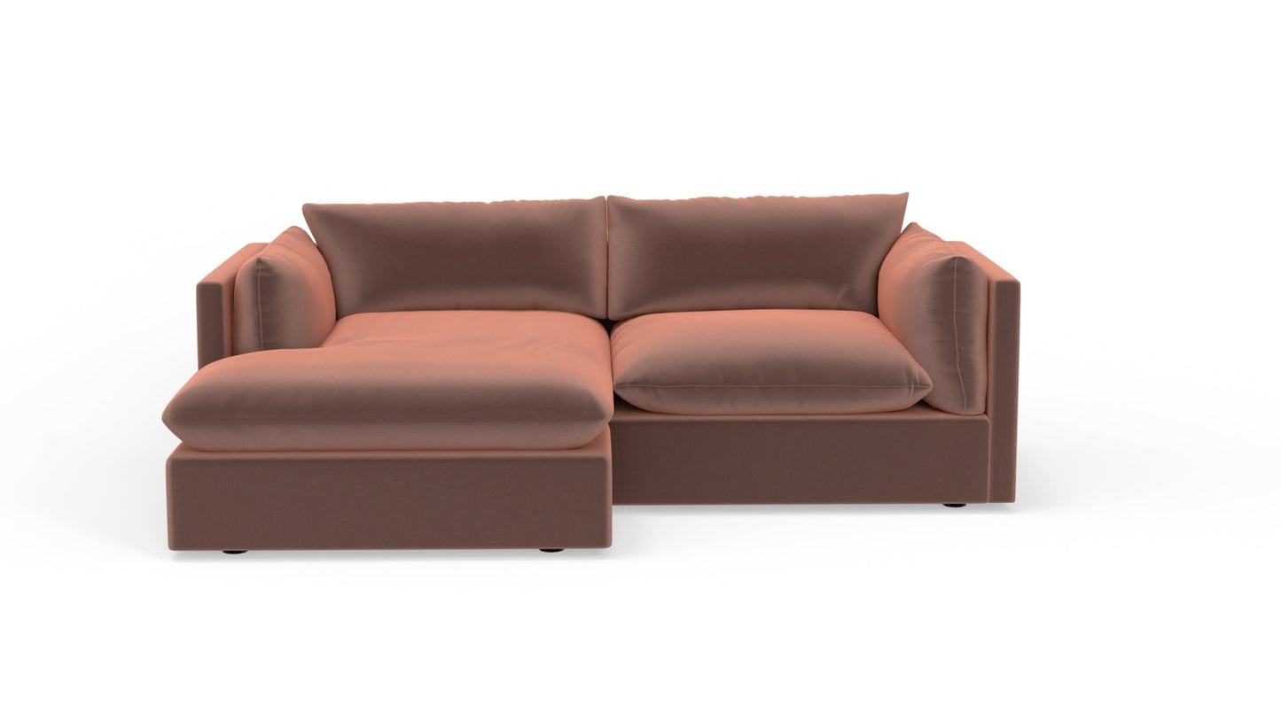 SoCo 95" Reversible Chaise Sofa - Superb Blush