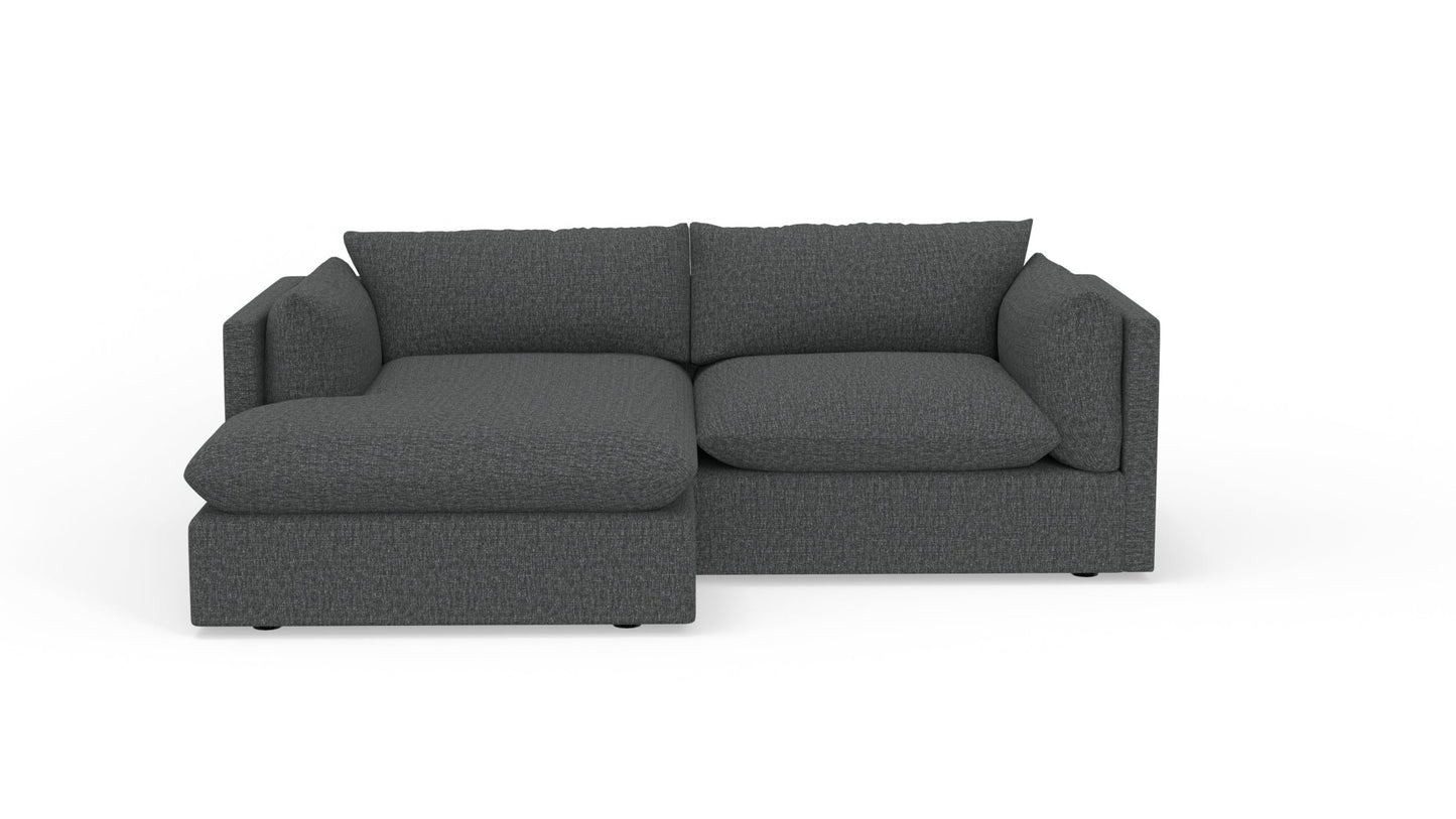 SoCo 95" Reversible Chaise Sofa - Tropez Charcoal