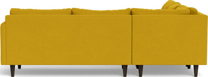 Wallace 102" Untufted Corner Sectional - Sorrento Sunflower