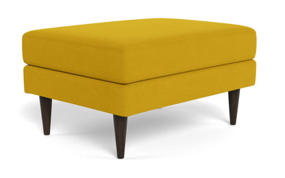 Wallace Untufted Ottoman - Sorrento Sunflower