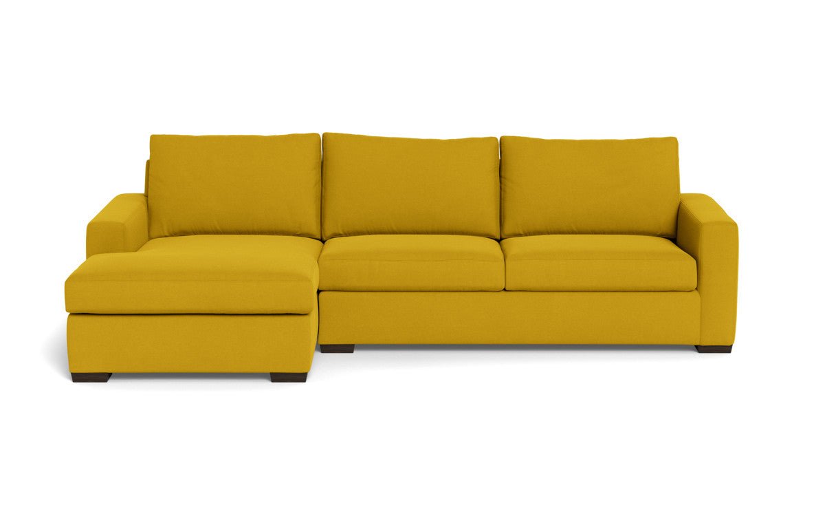 Mesa 123" Left Chaise Sectional - Sorrento Sunflower