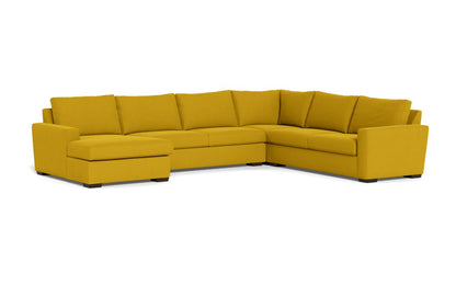 Mesa 156" Corner Sectionals w. Left Chaise - Sorrento Sunflower