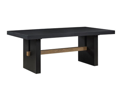 Audrey 78" Black Rectangle Dining Table -