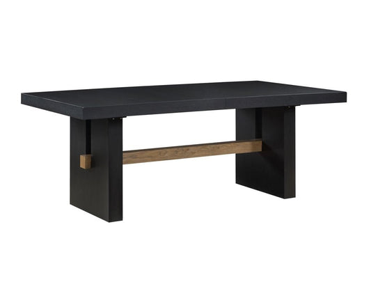 Audrey 78" Black Rectangle Dining Table -