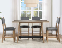 Audrey 60" Rectangle Counter Height Table & 4 Counter Stools -