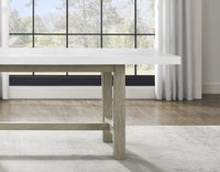 Carley Rectangle Marble Top Dining Table -