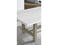 Carley Rectangle Marble Top Dining Table -