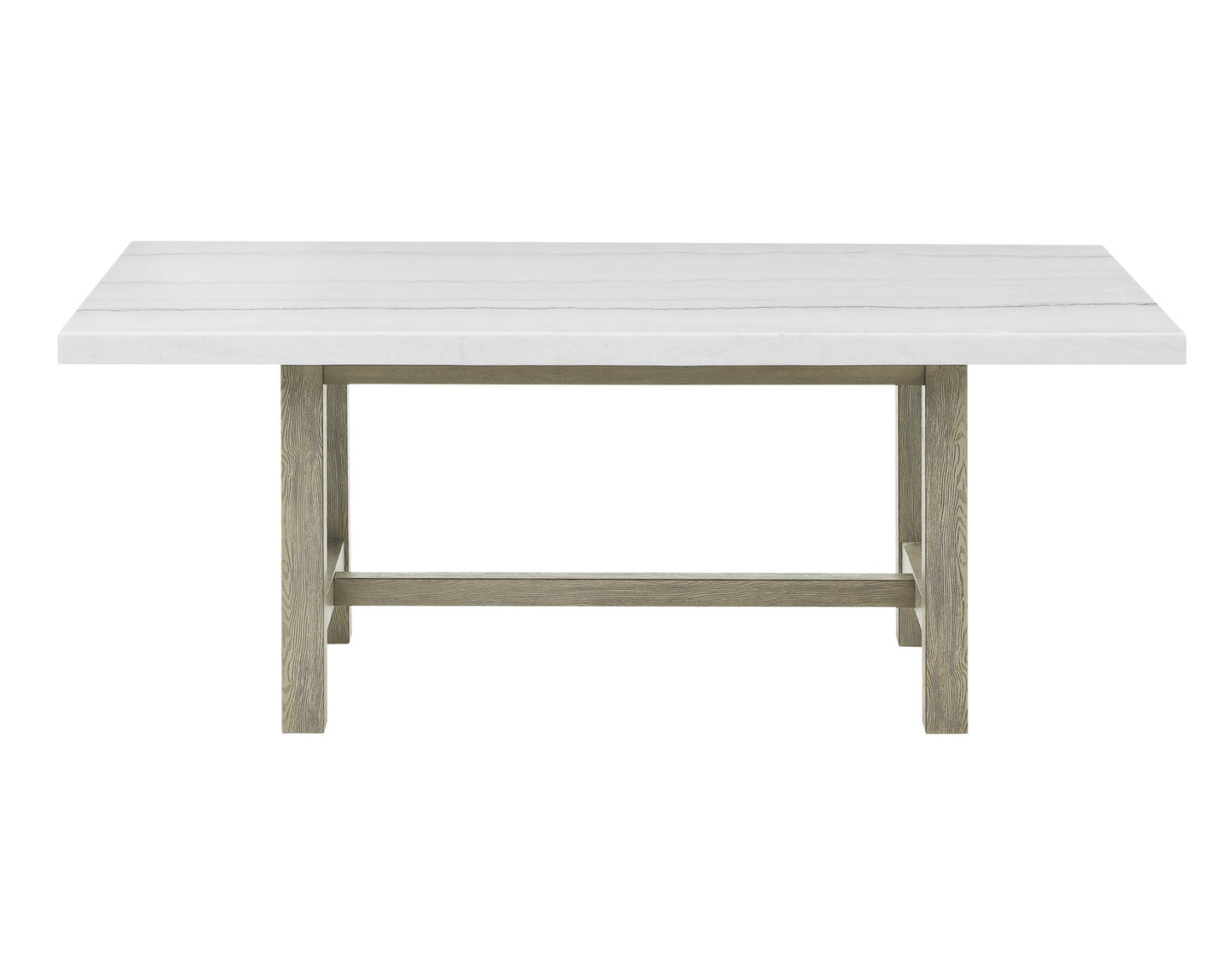 Carley Rectangle Marble Top Dining Table -