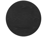 Calvin 18" Round Black End Table -