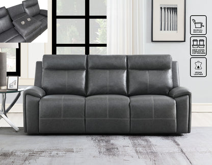 Gavin Reclining Sofa with Drop-Down Console -