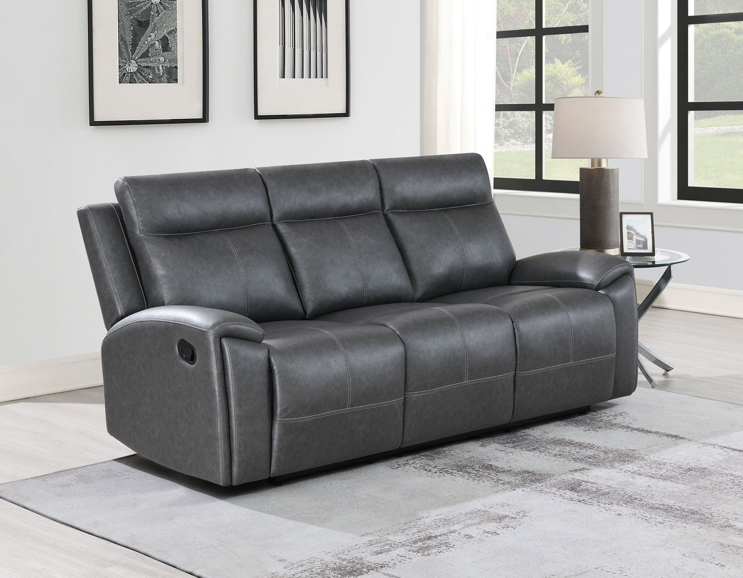 Gavin Reclining Sofa with Drop-Down Console -