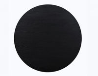 Maggie Round 52" Black Dining Table -