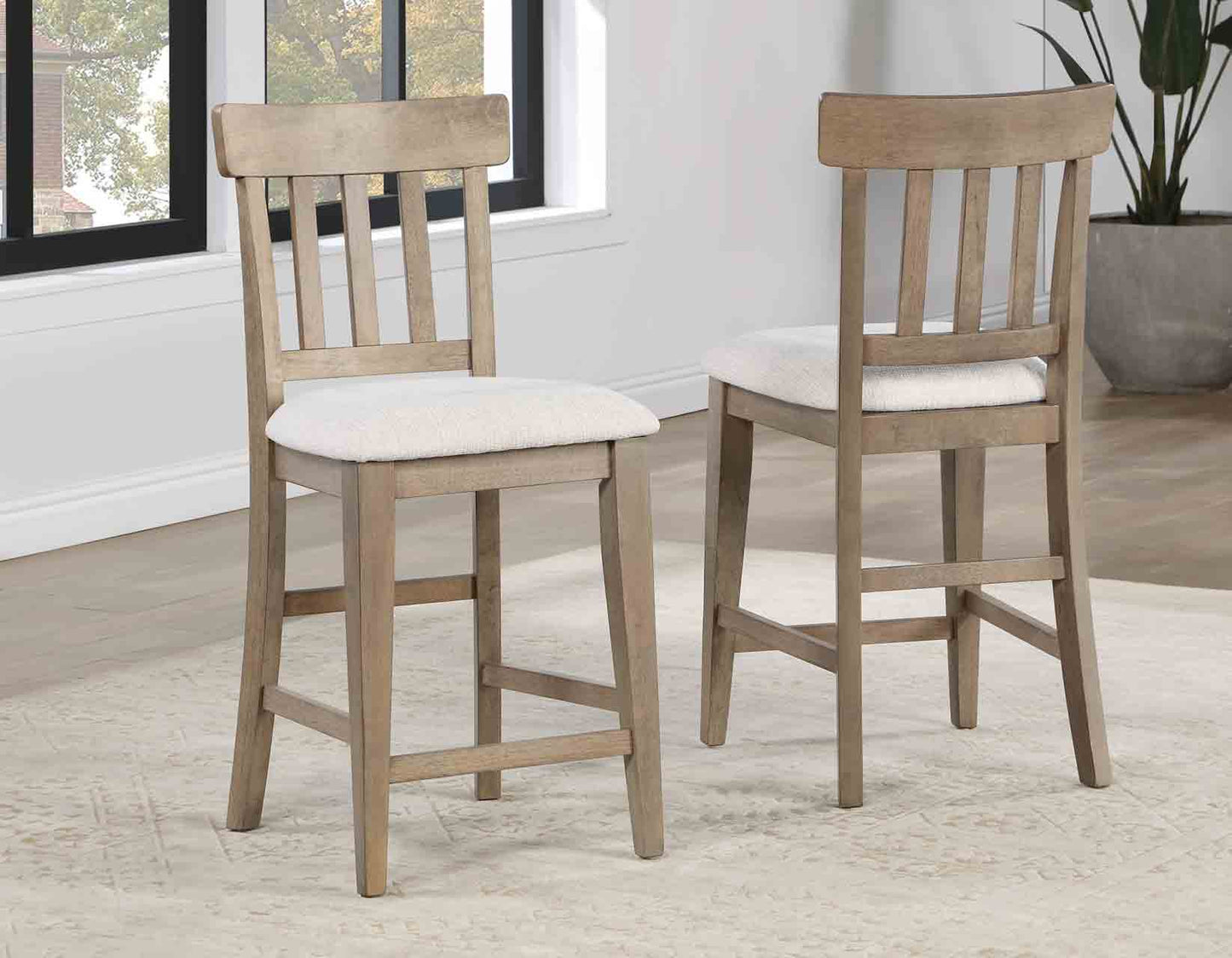 Nara 24" Counter Stools (pr) - Sand