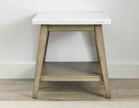 Vienna Marble Top End Table -