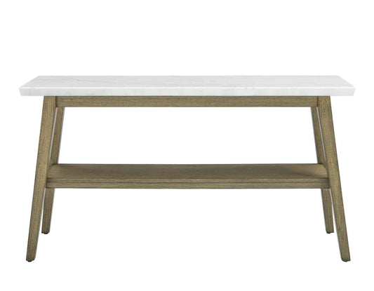 Vienna White Marble Sofa Table -
