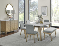 Vienna Blonde Dining Bench -