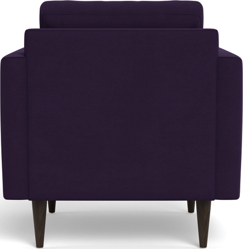 Wallace 34" Untufted Arm Chair - Superb Amethyst