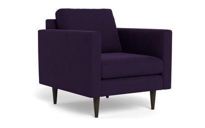 Wallace 34" Untufted Arm Chair - Superb Amethyst