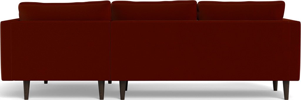 Ladybird 102" Right Chaise Sectional - Superb Rust