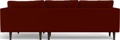 Ladybird 102" Right Chaise Sectional - Superb Rust