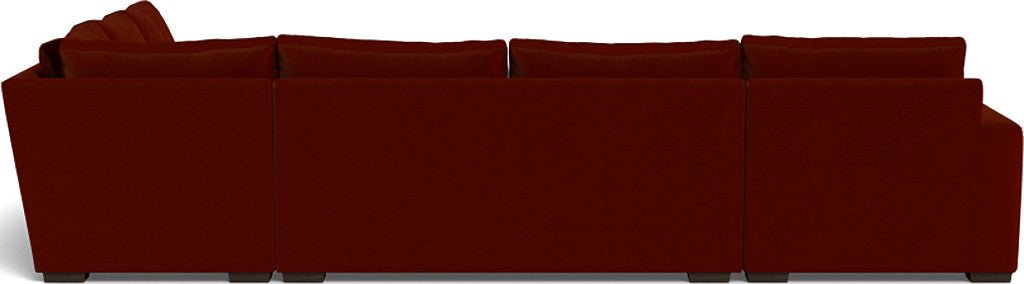 Mesa 156" Corner Sectionals w. Left Chaise - Superb Rust