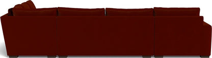 Mesa 156" Corner Sectionals w. Left Chaise - Superb Rust