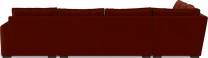 Mesa 156" Corner Sectionals w. Right Chaise - Superb Rust