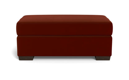 Mesa Storage Ottoman - Superb Rust