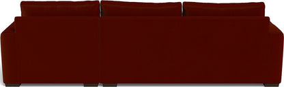 Mesa 123" Right Chaise Sectional - Superb Rust