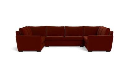 Mesa 154" Condo U Sectional - Superb Rust