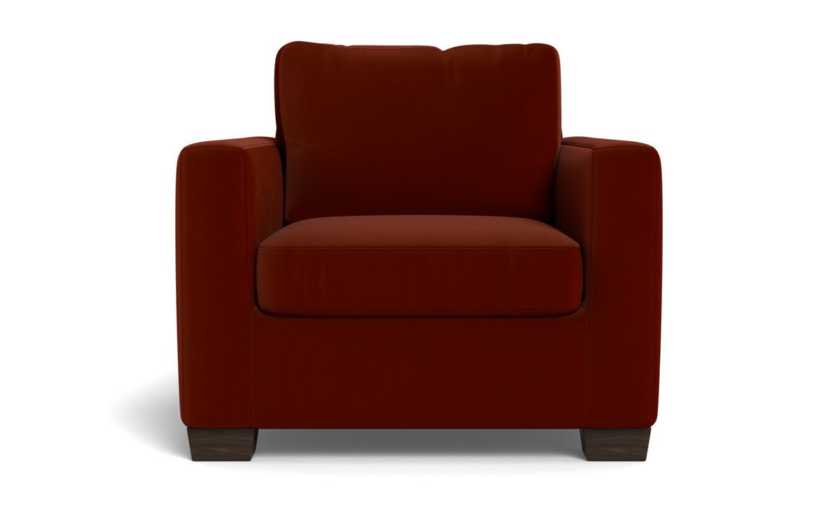 Track 36" Arm Chair - Superb Rust