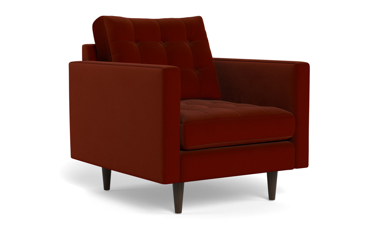 Wallace 52" Chair 1/2 - Superb Rust