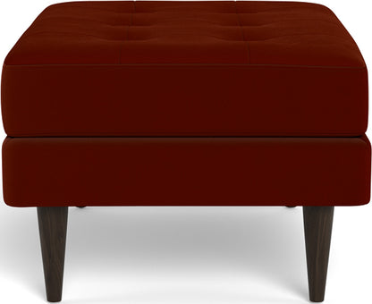 Wallace Ottoman - Superb Rust