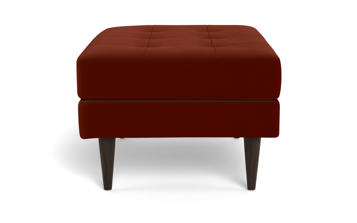 Wallace Ottoman - Superb Rust