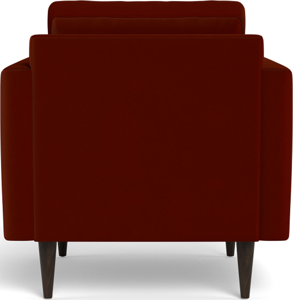 Wallace 34" Untufted Arm Chair - Superb Rust