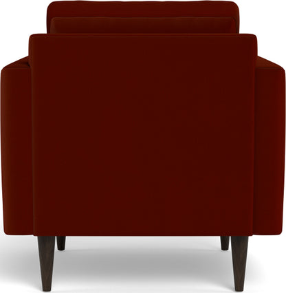 Wallace 34" Untufted Arm Chair - Superb Rust