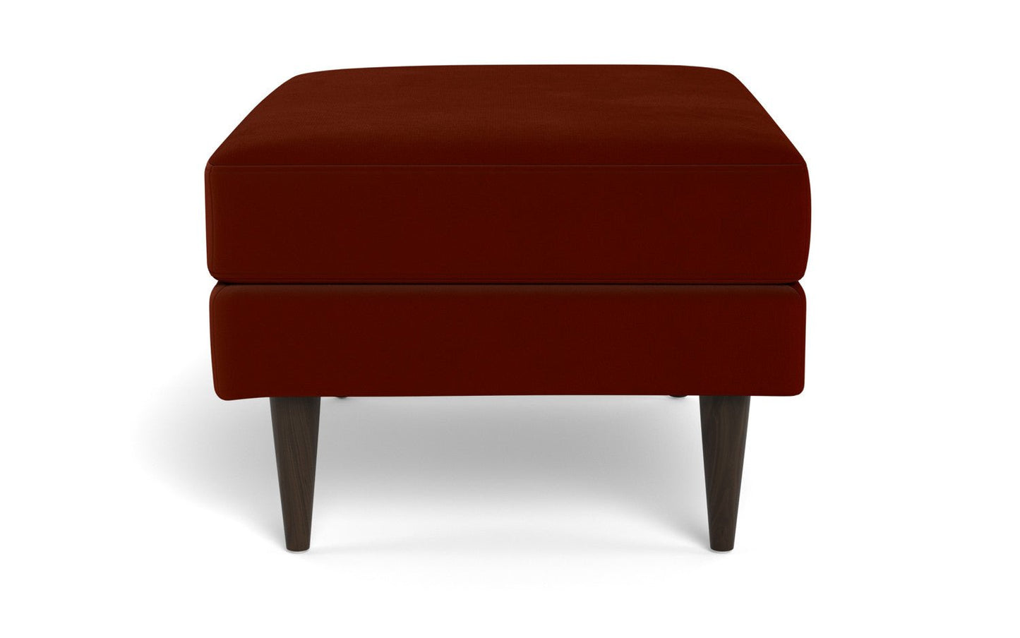 Wallace Untufted Ottoman - Superb Peony