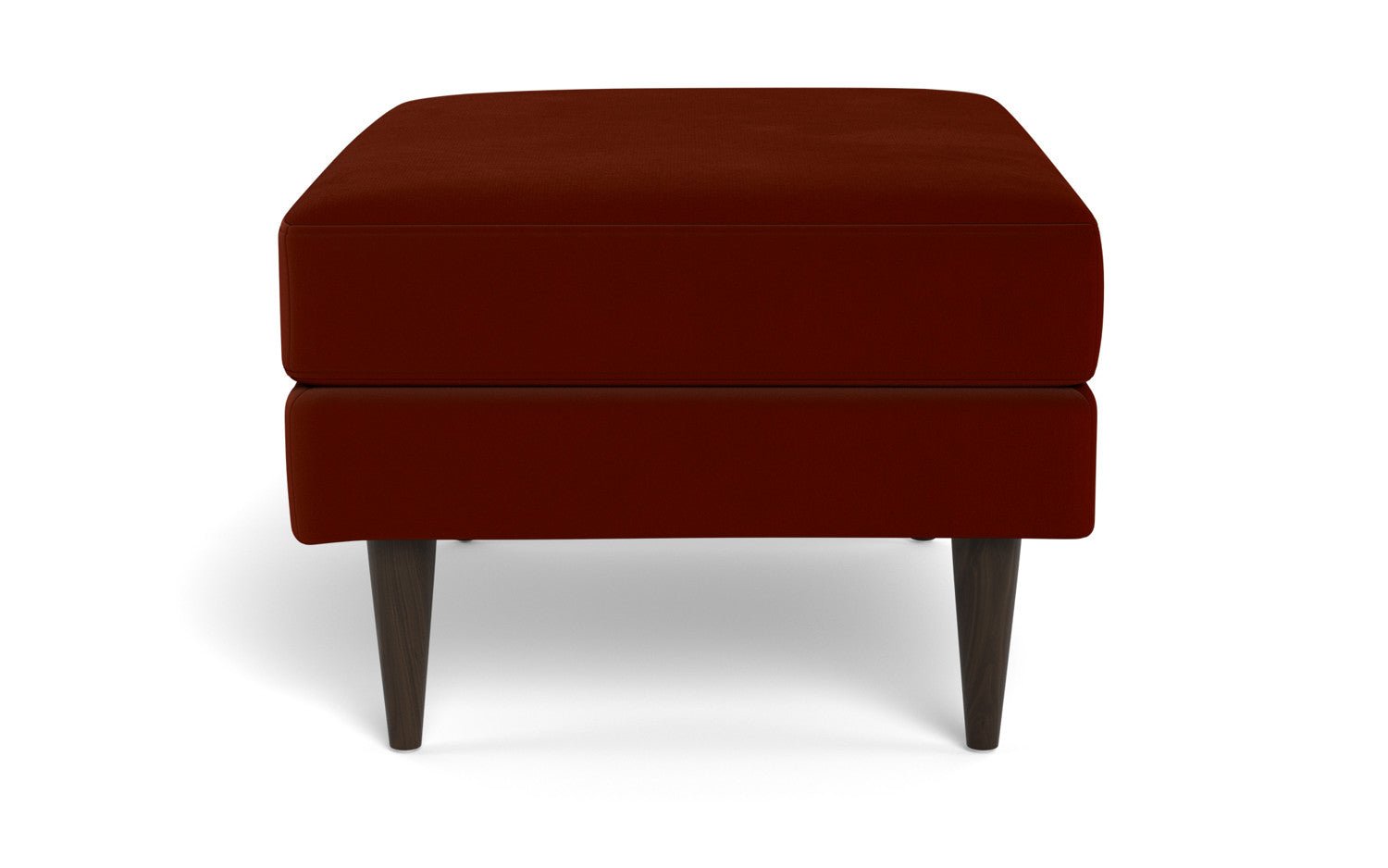 Wallace Untufted Ottoman - Superb Peony