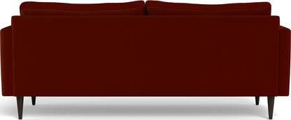 Wallace 85" Untufted Sofa - Superb Rust