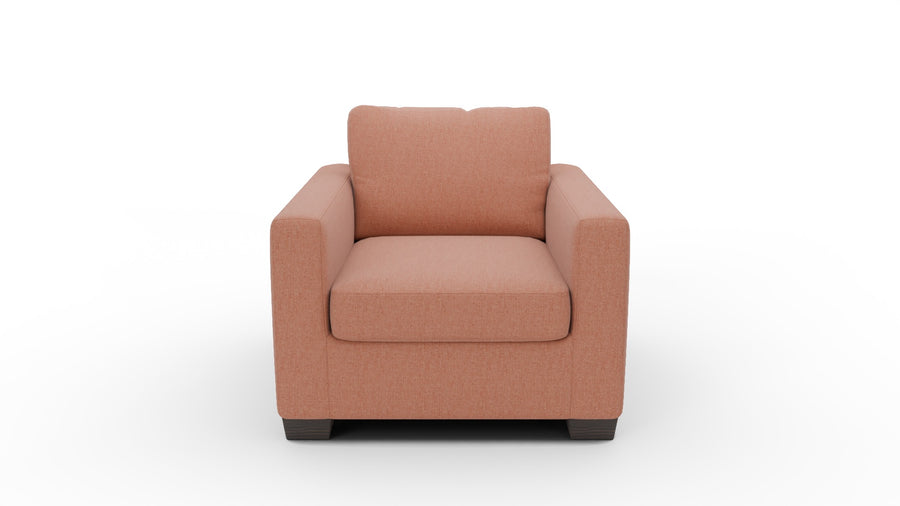 Track 36" Arm Chair - Wiley Rust