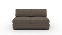 Track Armless Full Sleeper Loveseat - Dream Chocolate