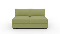 Track Armless Full Sleeper Loveseat - Dream Olive