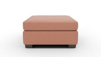Track Cocktail Ottoman - Wiley Rust