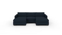 Track 103" Double Chaise With Armless Chair - Curious Eclipse