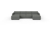 Track 141" Double Chaise With Full Sleeper Loveseat - Curious Evergreen