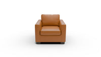 Track Leather Arm Chair — clive-cinnamon