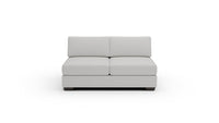 Track Leather Armless Loveseat - Tribeca Chelsea