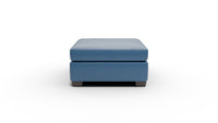 Track Leather Cocktail Ottoman — tribeca-cobalt