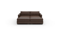Track 78" Leather Double Chaise - Cheyenne Arrowshaft