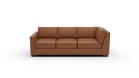 Track Leather Laf Corner Sofa — tribeca-chestnut